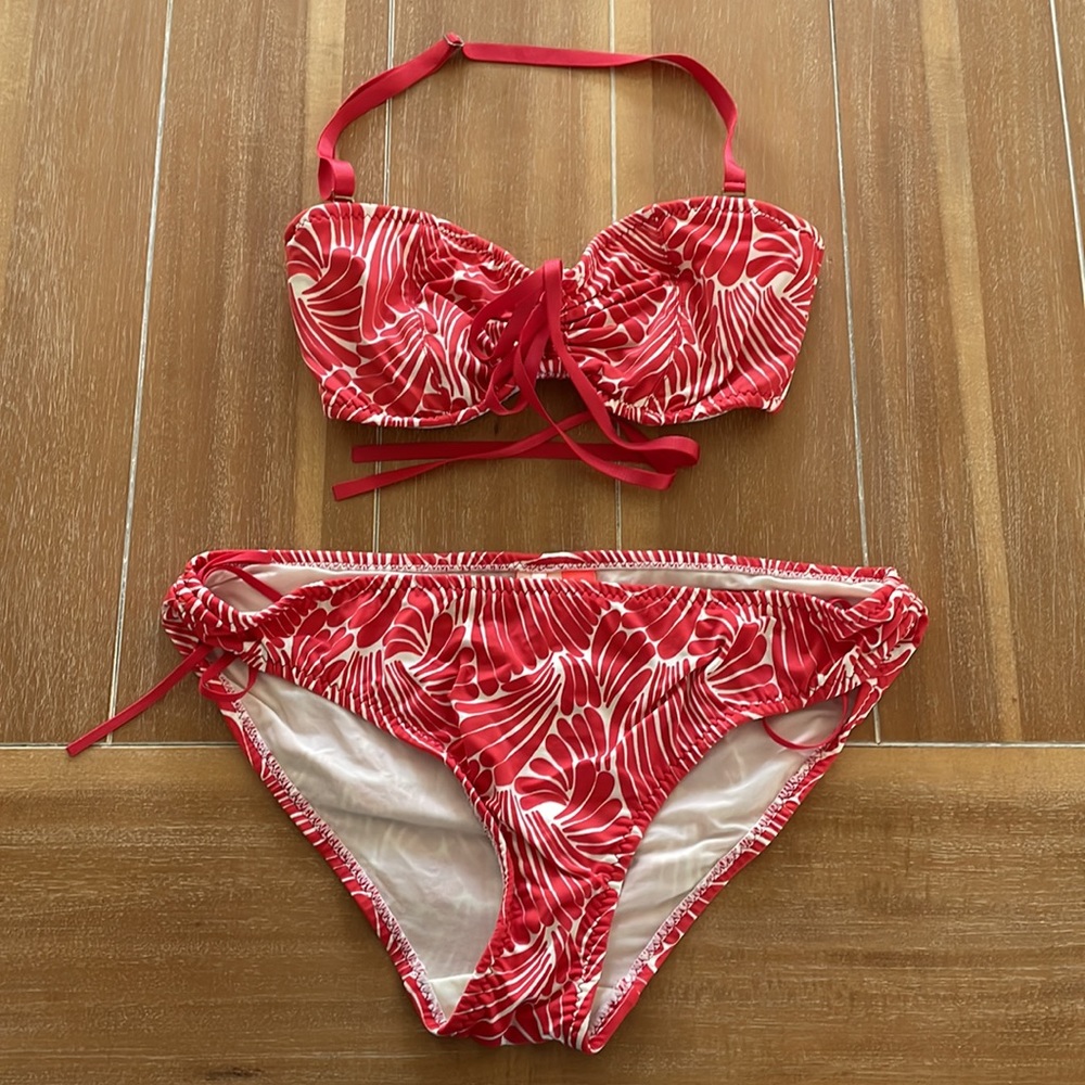 MALIA MILLS x Florence Broadhurst x Kate Spade triple collab bikini!! Size 32/8